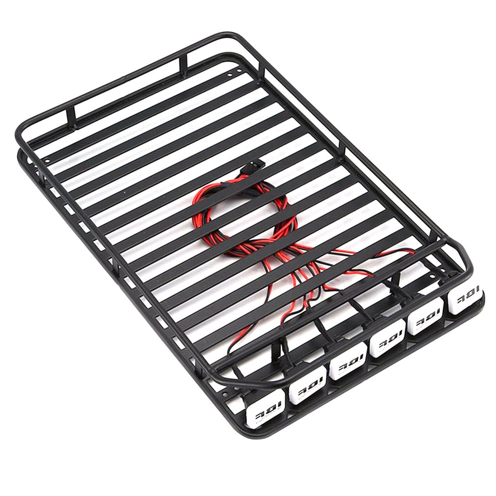 DescriptionRoof luggage rack with 6 led lights, professional climbing