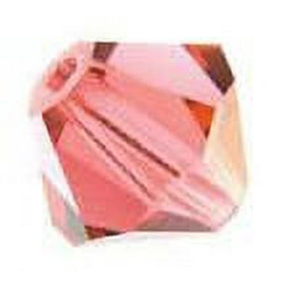 Swarovski Bicone Crystal Beads Item #5328 Padparadscha Color 8mm Size - 36 Pieces