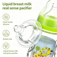 thumbnail image 3 of ACDANC 2026 New Natural Glass Baby Bottles Slow Flow Breast-Like Nipple with Anti-Colic Valve,5 Oz for Newborns,Infant Feeding,Breastfeeding,Colic Prevention,Baby Care,Travel,Daycare., 3 of 7