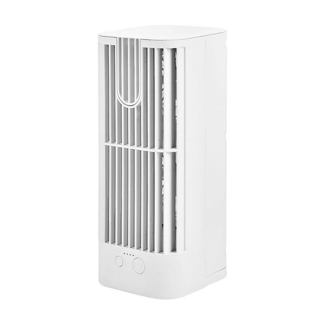 Yuarrent Ventilador más fresco recargable con capacidad de tanque de agua grande que se transforma en ventilador de aire acondicionado Electrodomésticos Sin pulverización (1200 mAh)