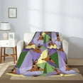 thumbnail image 2 of Throw Blanket for Couch Sofa and Bed, German Shepherd Dog Geometry Super Soft Plush Throw Blanket, Fuzzy Cuteness Comfy Warm Washable Flannel Blanket & Throws for All Season 80"x60", 2 of 5