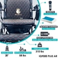 thumbnail image 2 of Majestic Fauteuil Roulant Électrique, Fauteuils Roulants Électriques Légers, Seulement 52 Lb, Capacité de 310 Lb, 2 of 5