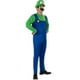 thumbnail image 1 of Disfraz de Super Mario Luigi, disfraz de Cosplay para niños y adultos, vestido elegante para fiesta, 1 of 2
