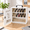 White-33 Slots, variant on Wooden Phone Lock Box Cell Locker With 36 Adjustable Dividers