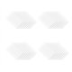 thumbnail image 1 of Juego de 32 manteles individuales transparentes, lavables, de plástico blanco, para mesa de comedor, antideslizantes, antisuciedad, resistentes al calor, 1 of 5