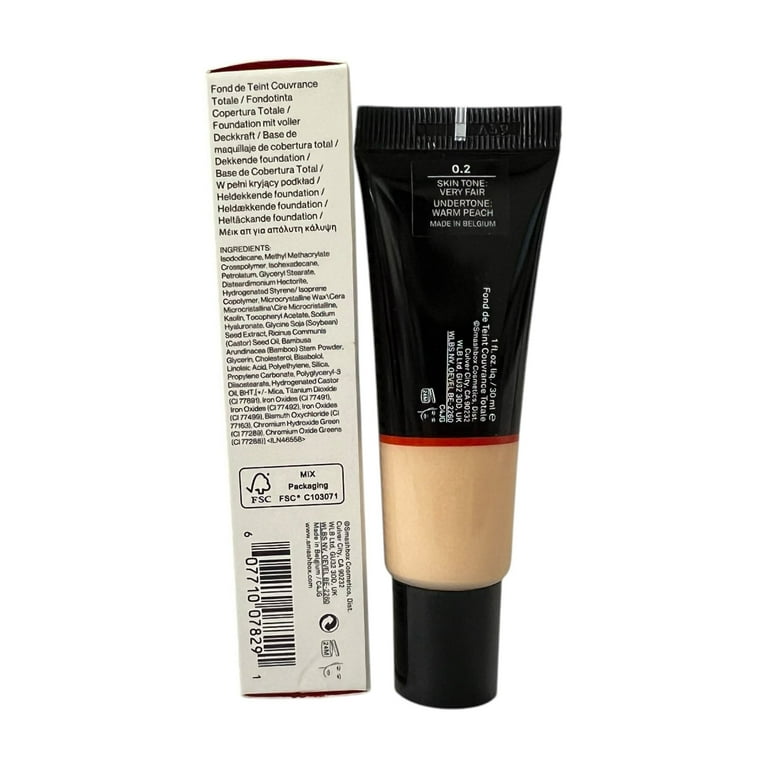 Smashbox Studio Skin FullCover 24 Hour Foundation - 0.2 Very