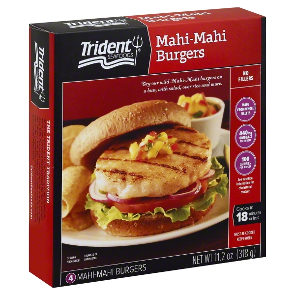 Trident Seafoods Trident Seafoods MahiMahi Burgers, 4 ea