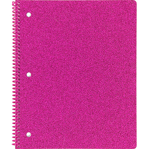 University Of Style Glitter 1 Subject Notebook 80ct (wr)