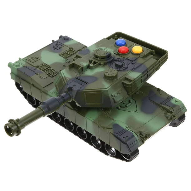 Simulación tanque de juguete modelo luminoso música inercia tanque modelo educativo juguete