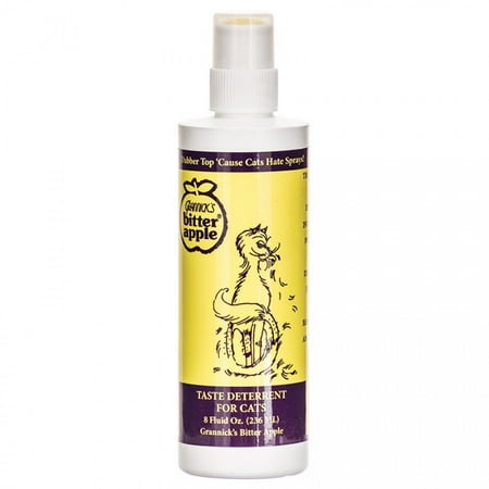 8 oz Grannicks Bitter Apple Taste Deterrent for Cats