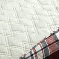 thumbnail image 5 of Mainstays 3-Piece Adult Quilt Set, Red Plaid, Full/Queen, 5 of 6
