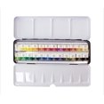 thumbnail image 1 of Set de pintura acuarela MUNGYO Half Pan, 24 colores, caja de lata, 1 of 5