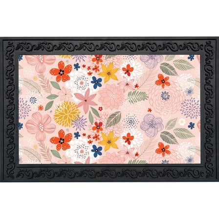 Briarwood Lane Colorful Flowers Doormat