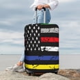 thumbnail image 7 of Honeii American Flag Elastic Luggage Cover, featuring double-sided printing, is the ideal companion for travel, business trips, and daily use(not included suitcase )-Large, 7 of 7