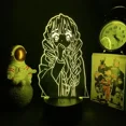 thumbnail image 3 of Figura de Anime Demon Slayer Kimetsu No Yaiba Kokushibo Manga luz nocturna Kocho Kanae lámpara 3D decoración de dormitorio, regalo de cumpleaños para niños, 3 of 5