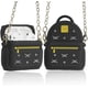 thumbnail image 1 of Bonita funda para Airpods, funda de silicona 3D para mochila Airpods con llavero y correa de metal diseñada para Apple AirPods 1 y 2 (negro) oso de fresa Electrónica, 1 of 5