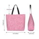 thumbnail image 5 of Easygdp Glitter Pink Bolsas Tote para Mujer, Bolsos de Hombro para Viaje, Bolsos de Mano de Gran Capacidad para Compras y Trabajo, 5 of 8
