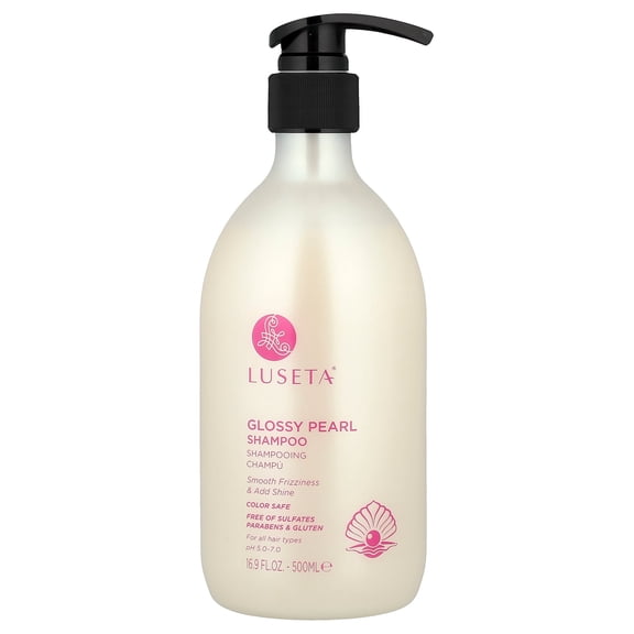 Luseta Beauty Glossy Pearl Shampoo, For All Hair Types, 16.9 fl oz (500 ml)
