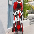 thumbnail image 2 of ic Fun Playing Cards Abstract Art Vestido largo Vestidos de noche Vestido de fiesta para mujer 2024 Vestidos para ocasiones oficiales, 2 of 4