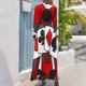thumbnail image 2 of ic Fun Playing Cards Abstract Art Vestido largo Vestidos de noche Vestido de fiesta para mujer 2024 Vestidos para ocasiones oficiales, 2 of 4