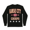 thumbnail image 5 of Women's Gameday Couture Black Kansas City Chiefs Oversized Everyday Star Long Sleeve T-Shirt, 5 of 5