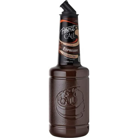 Finest Call Premium Espresso Martini Drink Mix, 1 Liter Bottle (33.8 Fl Oz), Individually Boxed