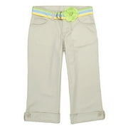 Riders - Little Girl's Spring Belt Capris With Hair Band