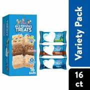 Kellogg's Rice Krispies Treats Variety Pack Crispy Marshmallow Squares 16 ct / 0.76 oz - Pack of 2