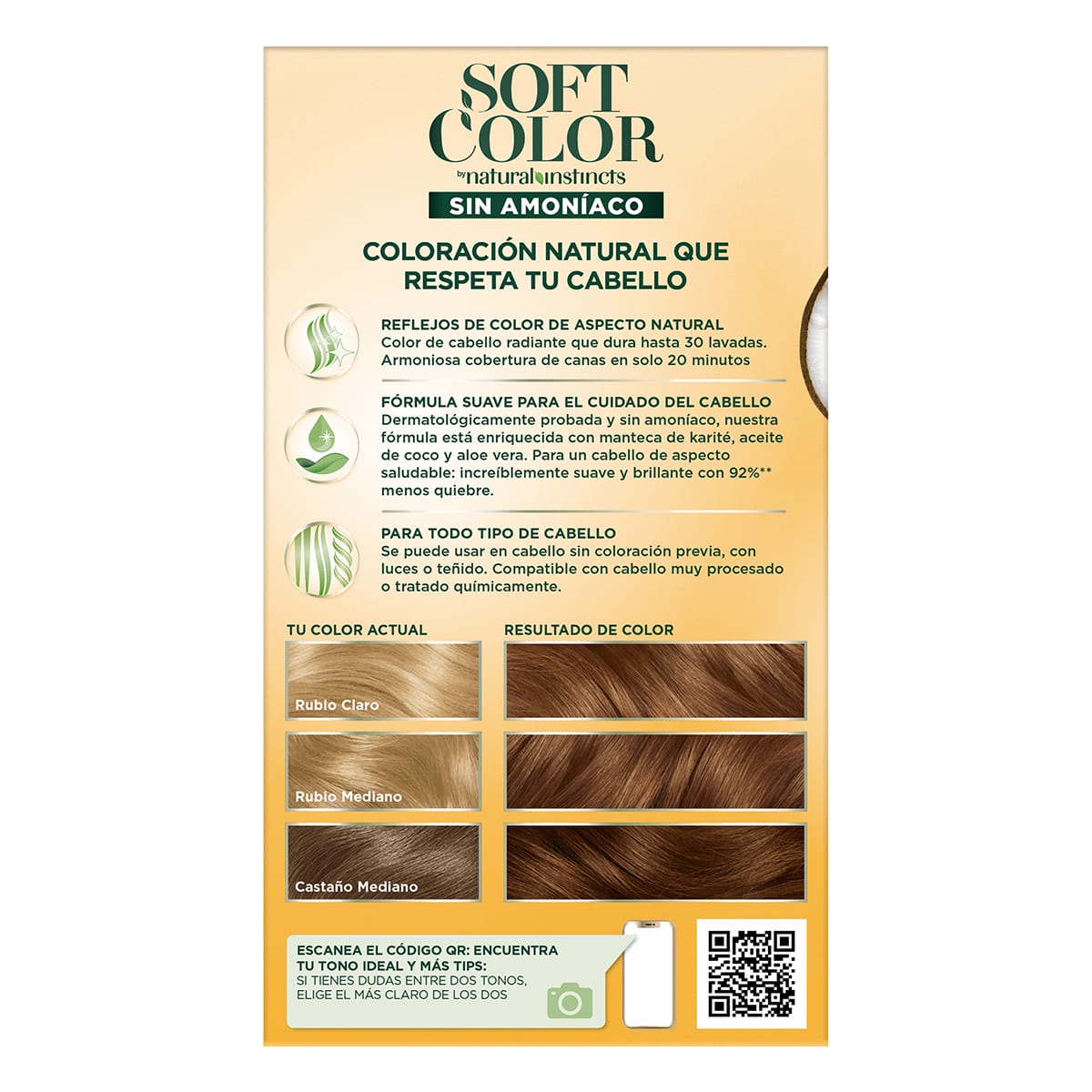 Wella Soft Color Demi Permanent Hair Color Kit with Natural Ingredients, 77 Golden Brown, 5 oz