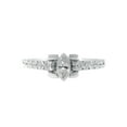 thumbnail image 3 of Marquise Cut Diamond Accented Ladies Engagement Ring 14K White Gold 1.05 Cttw, 3 of 8
