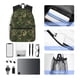 thumbnail image 4 of Easygdp Green Camouflage Skull Mochila Casual para Portátil, Mochila para Escuela, Viajes, Negocios, 4 of 6