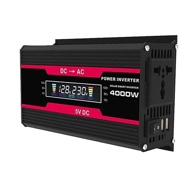 4000W Modified Sine Wave Inverter LCD Display Voltage Converter ,Multiple Protections