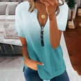 thumbnail image 5 of Birdeem T-Shirt Décontracté à Imprimé Floral Col en V pour Femmes Manches Courtes Tunique Blouse, 5 of 5