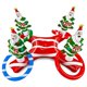 thumbnail image 4 of Advancent Lanzamiento de anillos de Navidad de PVC con 4 anillos Juego de coordinación ojo-mano Juguetes Educativos al aire libre Juguete de Kits de decoración para fiestas, 4 of 6