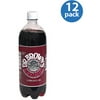 Dr. Brown's Black Cherry Soda, 33.8 fl oz, (Pack of 12)