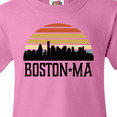 thumbnail image 4 of Inktastic Boston Massachusetts Skyline Sunset Youth T-Shirt, 4 of 5