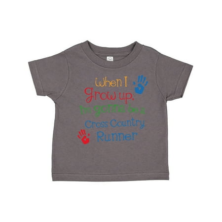 

Inktastic Cross country runner Future Gift Toddler Boy or Toddler Girl T-Shirt