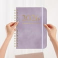 thumbnail image 1 of 2025 Schedule Book A5 Coil Notebook | Leather Strap Planner with Self-Discipline Goal Card | Portable Daily Organizer for Students Professionals | Customizable Printed Diary, 1 of 5
