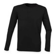 thumbnail image 1 of Skinni Fit - Camiseta Feel Good de Elástico de Manga Larga para Hombre (Negro), 1 of 1