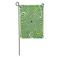 thumbnail image 1 of POGLIP Blue Spin Swirlpool Yellow Pattern Motion Swirl Wavy Vortex Garden Flag Decorative Flag House Banner 28x40 inch, 1 of 2