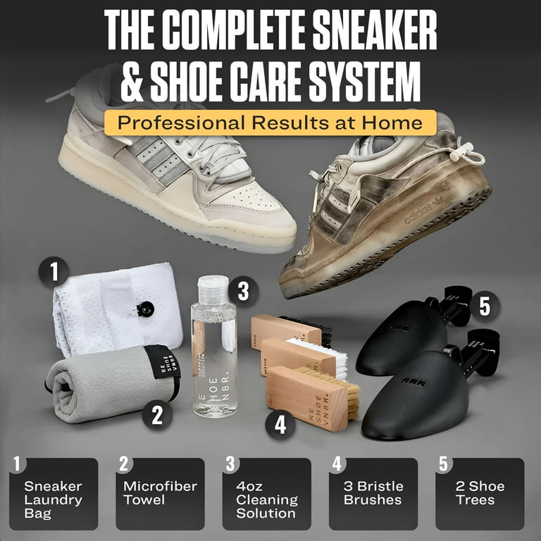 Reshoevn8r 1-Count Signature Sneaker Cleaning Kit with Brush Set