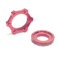 thumbnail image 1 of Bike Centerlock a adaptador de conversión de bloqueo central de disco de buje de 6 pernos (rojo) Likrtyny Para estrenar, 1 of 8