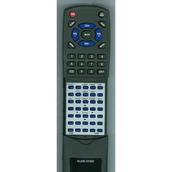 Replacement Remote for EPSON 1515069, RT1515069, 151506900, POWERLITE 705HD, POWERLITE705HD, POWERLITE CINEMA 705HD, POWERLITECINEMA705HD, POWERLITE
