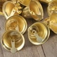 thumbnail image 4 of EeaseMX 24 piezas 45 mm Jingle Bell adornos navideños puerta árbol de Navidad decoración colgante colgantes para Navidad hogar decoración de fiesta navideña (dorado), 4 of 8