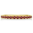 thumbnail image 3 of Garnet Eternity Band Stackable Ring 14K Yellow Gold (0.50ct), 3 of 4