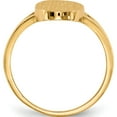 thumbnail image 2 of 14K Yellow Gold 14.5X8.5mm Closed Back Signet Ring (Size 6) Made In United States rs184, 2 of 5