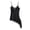 C-Black153, variant on DHFJKG Women Lace Trim Nightgown Spaghetti Strap Cami Sleeveless Chemise Sleepwear Sleep Dress Asymmetrical Trendy Nightdress