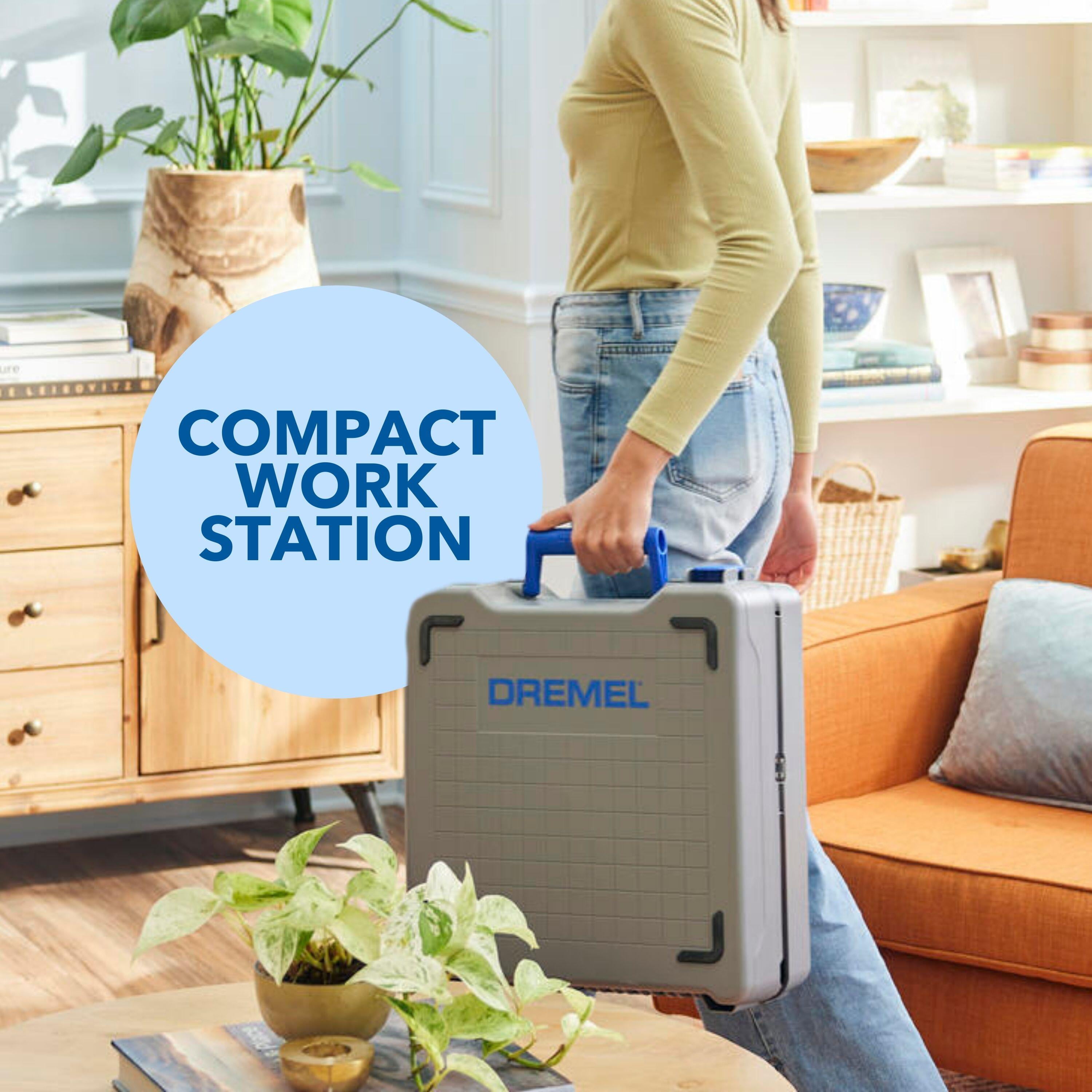 Dremel Blueprint Portable Saw Station, 12V Brushless Cordless Circular Saw and Multi-Purpose Cutting Case, CS12V-1SC