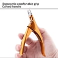 thumbnail image 4 of Nail Clipper, Fake Nail Clippers for Acrylic Nails False Nails Cutter Nail Tip Trimmer for Artificial Nail Manicure Tools - Gold, 4 of 5