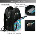 thumbnail image 4 of Pofeuu Color Dachshund Dog Print Storage Laptop Backpack with USB Charging Port[Water Resistant] College Computer Bookbag Fits, 4 of 7